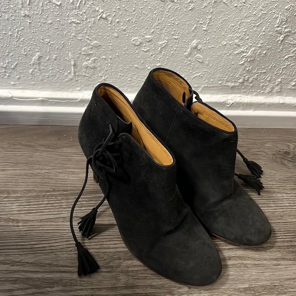 Sézane ankle suede boots